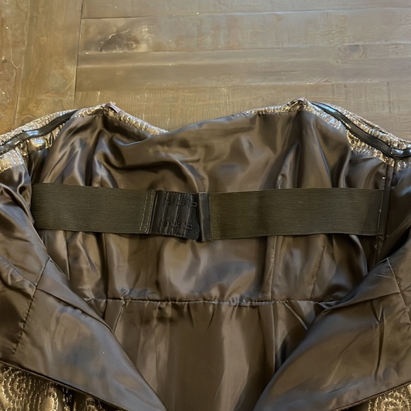 PURE Alfred Sung - Silver Strapless Dress for Party, Wedding guest, graduation - Picture 8 of 8